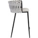 Sarai 33 inch Belfast Heather Grey Counter Stool